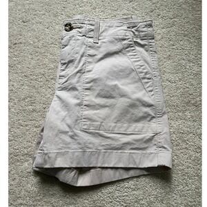 Lilly Pulitzer Khaki Shorts Utility Pockets Casual Everyday Wear Size 2